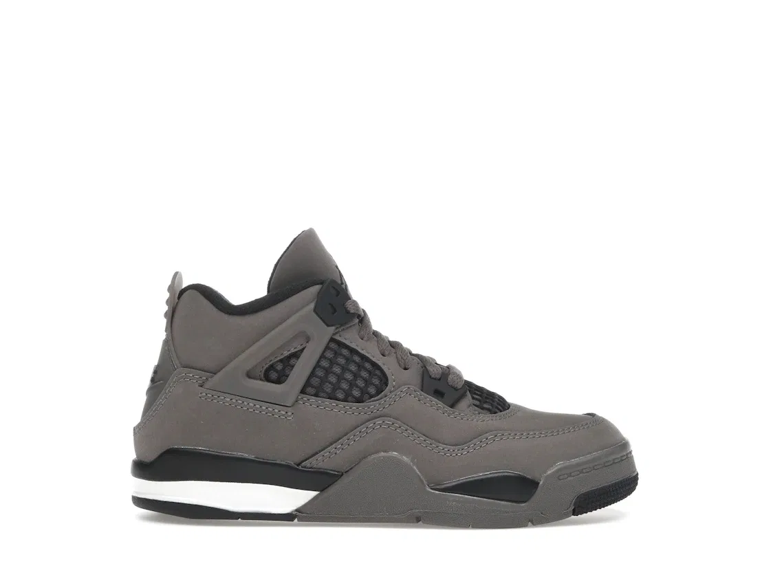 Детские кроссовки Lifestyle с текстурным верхом Jordan 4 Retro Cave Stone PS Jordan, Cave Stone/Black/Moon Particle