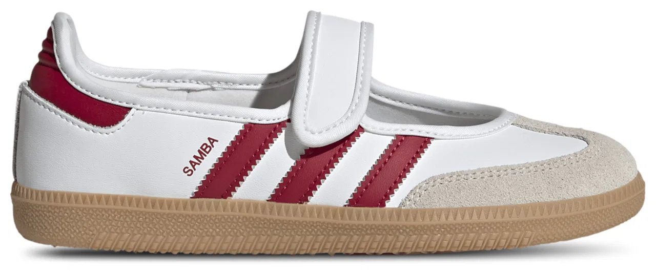 Кроссовки для девочек Samba Mary Jane Adidas, цвет Gum/Team Victory Red/Footwear White