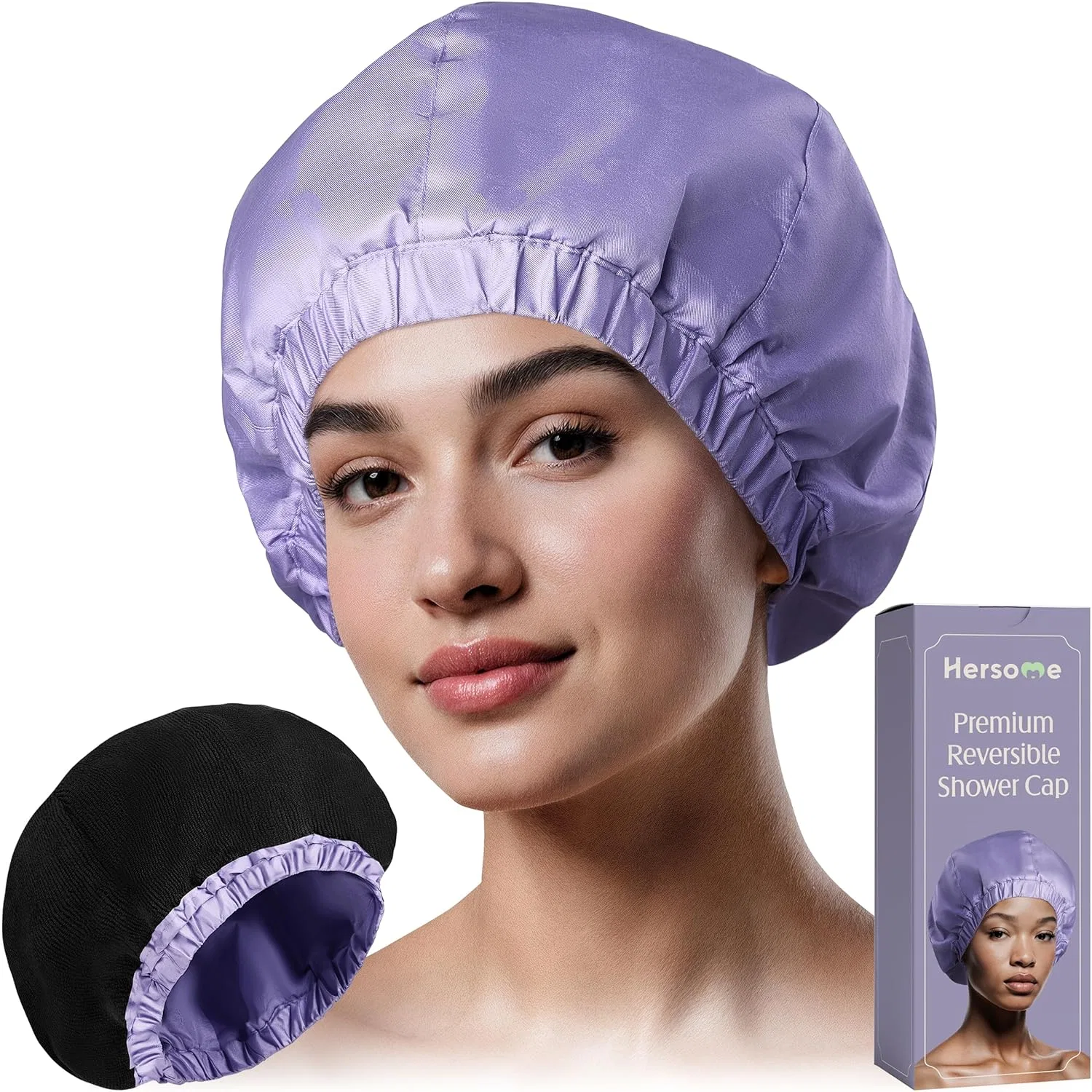 Шапочка для душа Cotton, Hersome, Purple