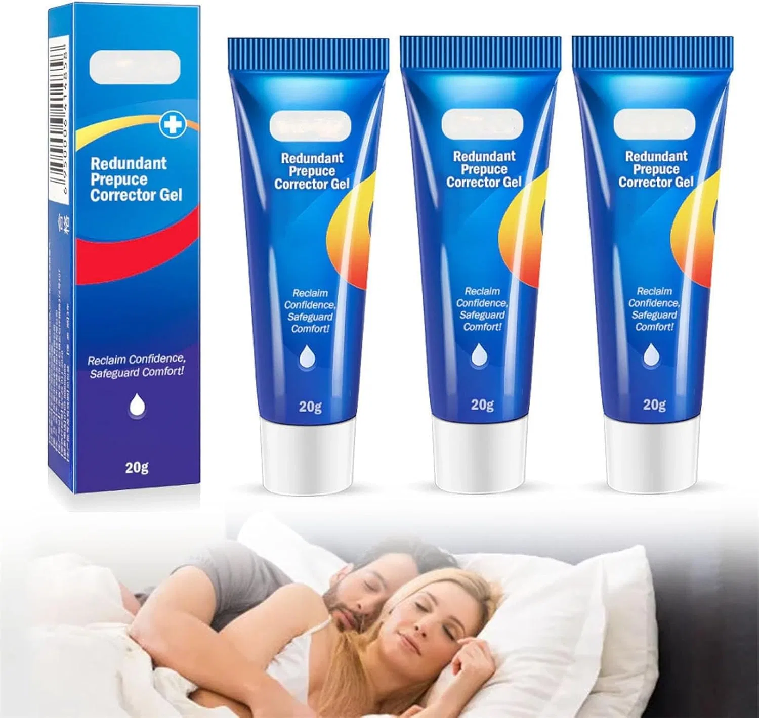 Гель для увлажнения кожи Superfluous Foreskin Gel 20 г Generisch, 3 Pieces.