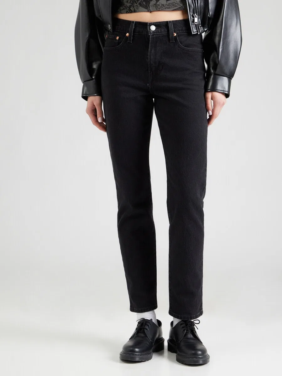 Джинсы LEVI'S Regular 'WEDGIE SLIM' из черного денима — фото 3