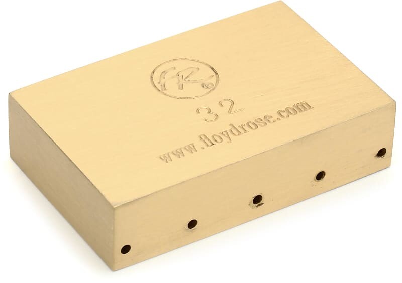 

Floyd Rose FROFTB32 Original Fat Brass Tremolo Sustain Block — 32 мм