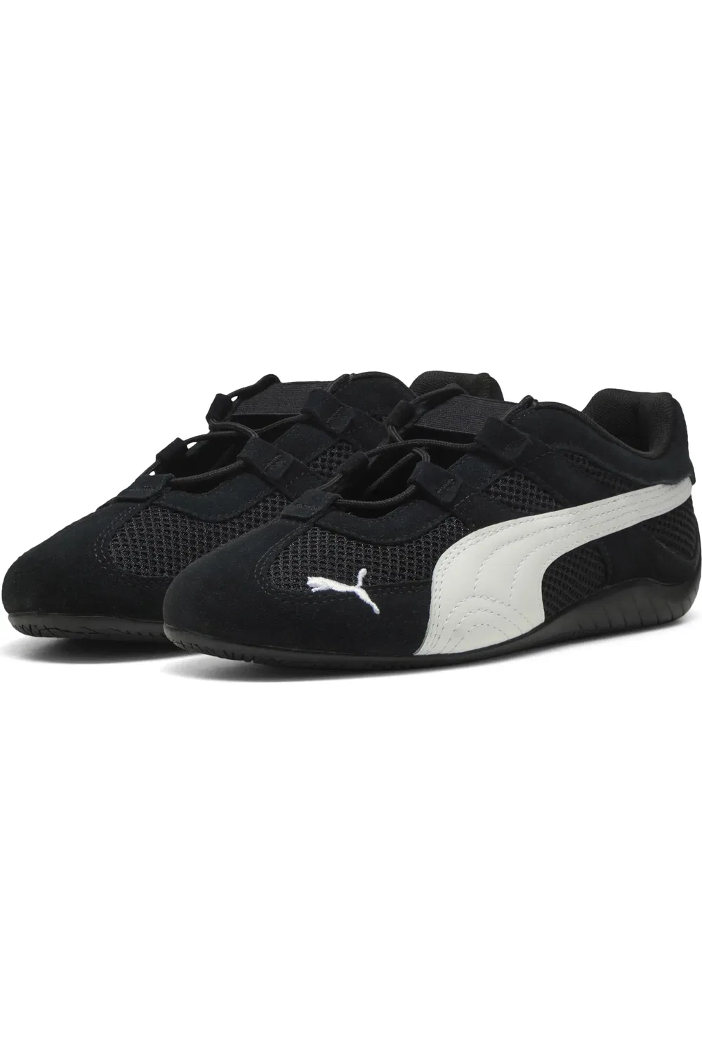 Детские кроссовки на шнурке-эластике Speedcat Go PUMA, Puma Black/Puma White — фото 4