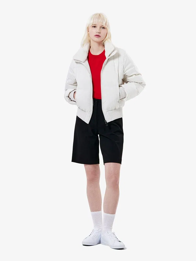 Куртка женская LACOSTE White, на молнии, легкая — фото 4