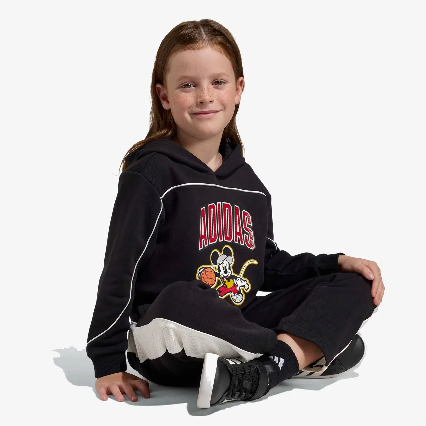Свитшот с принтом Disney Mickey Mouse Adidas, черный — фото 4