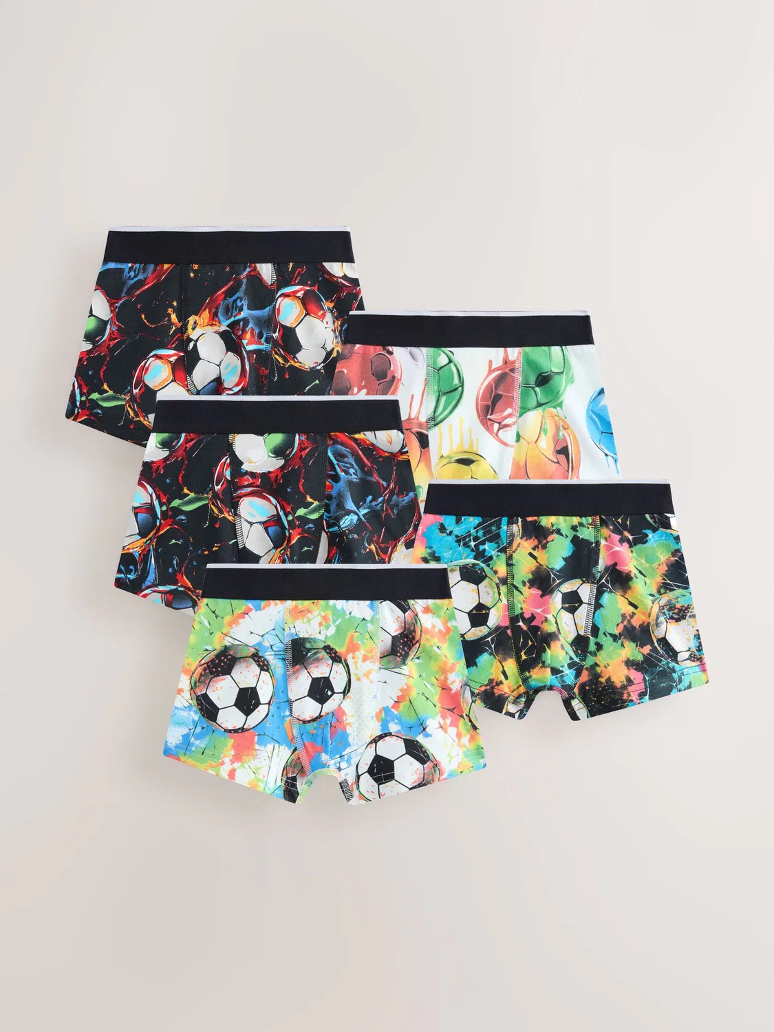 Боксеры Football 5 Pack Next, черный