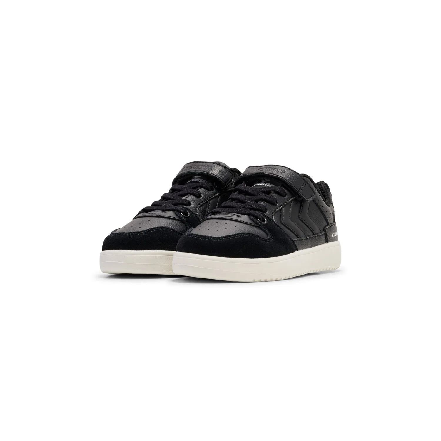 Детские кроссовки с кожаной отделкой hummel, Black