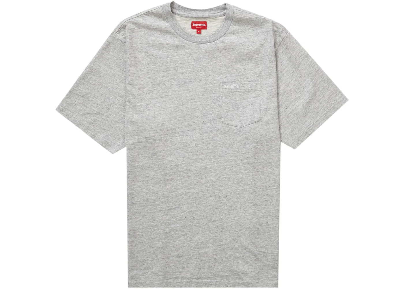 Мужская футболка с принтом Supreme Tee (SS23), Heather Grey