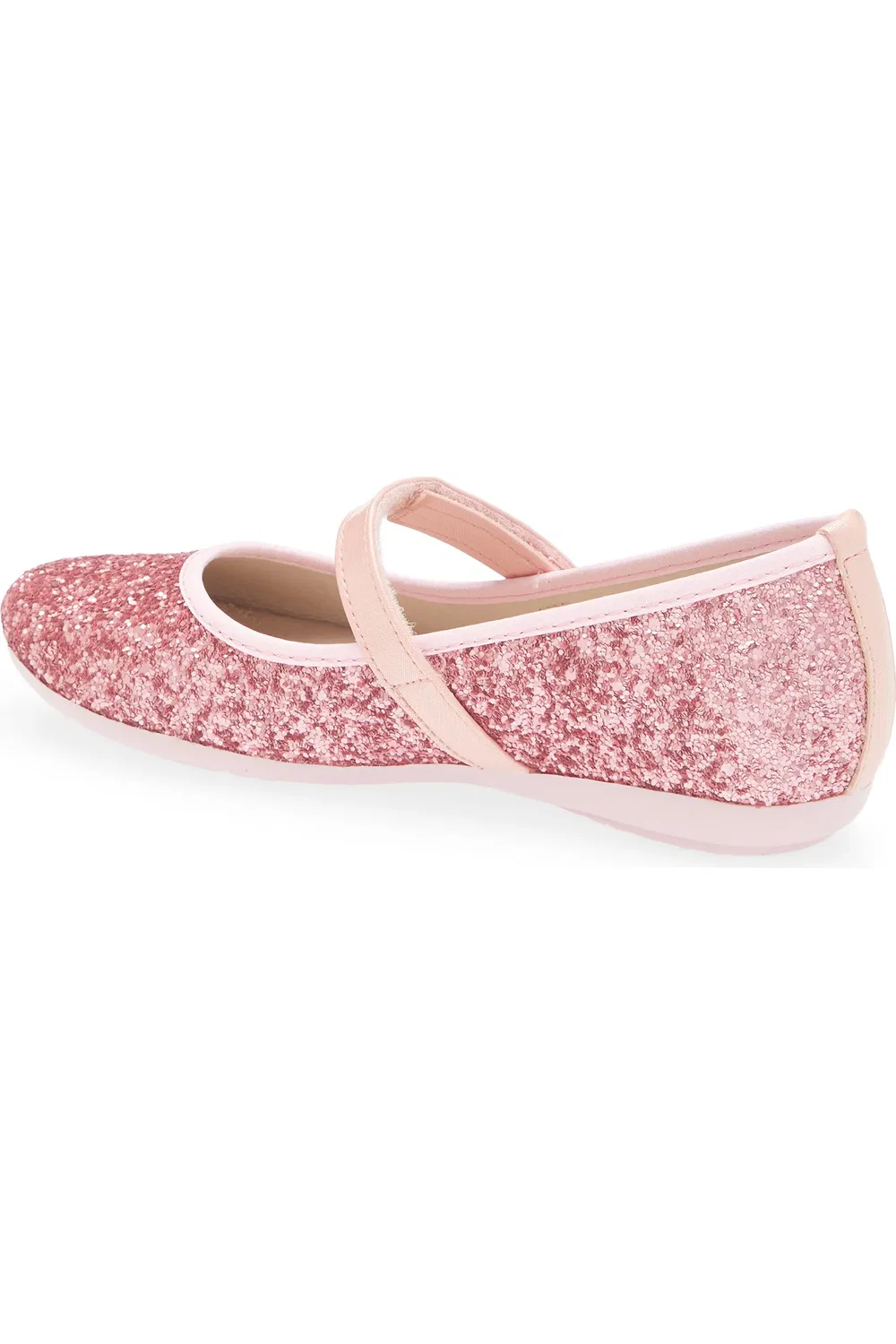 Туфли детские с блестками Estrella Mary Jane Childrenchic, розовый — фото 2