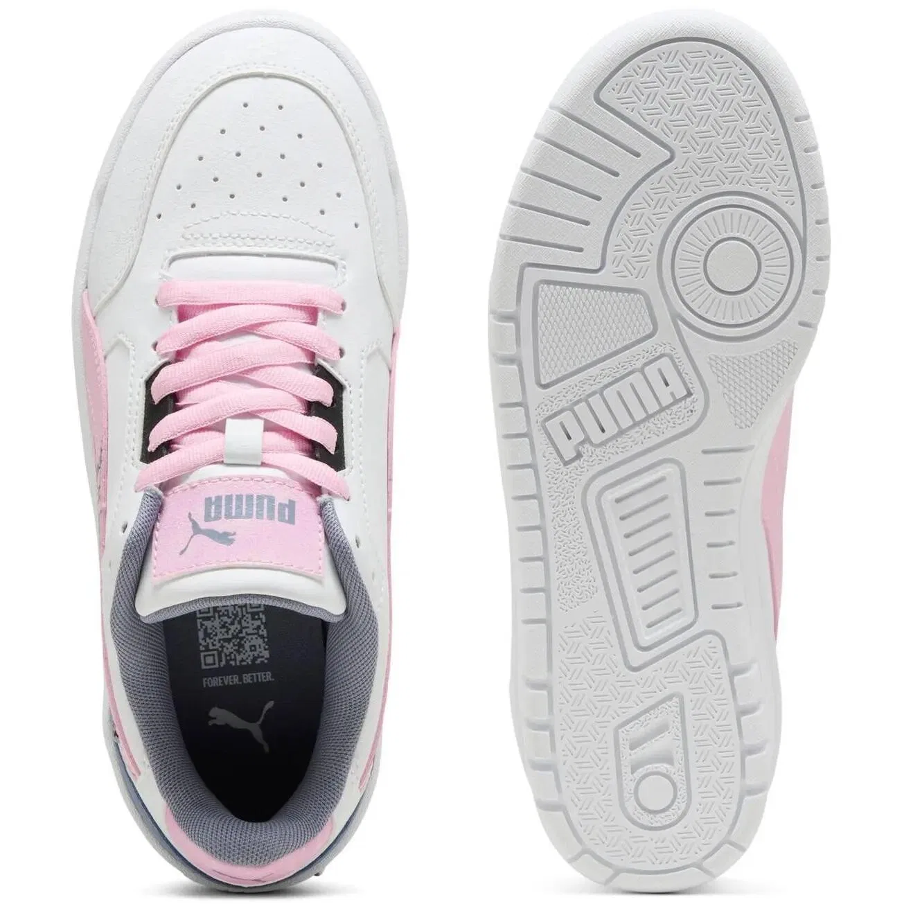 Детские кроссовки Puma Shuffle Downtown Lo Mid 90s Jr, Weiß — фото 2