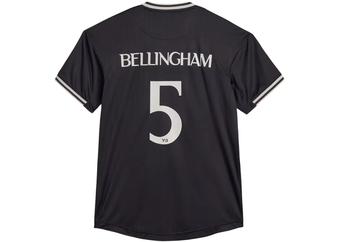 Мужская футболка с принтом Adidas Y-3 Jude Bellingham Football Short Sleeve Jersey, Black — фото 2