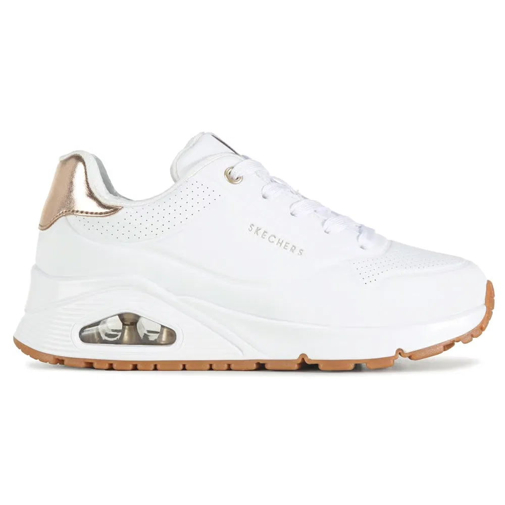 Детские кроссовки Street Uno Skechers, White/Gum — фото 2