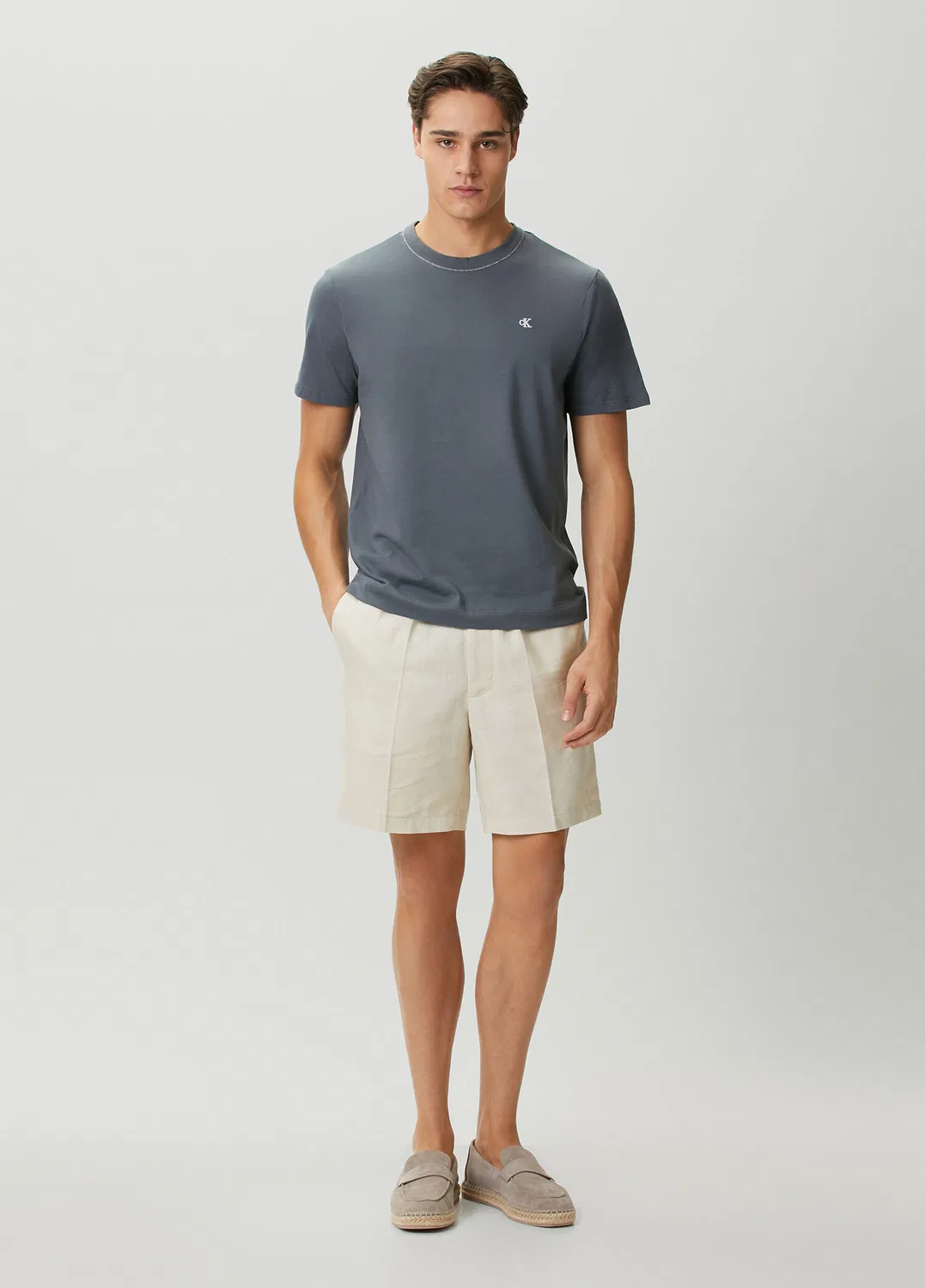 Шорты Calvin Klein 7" белые
