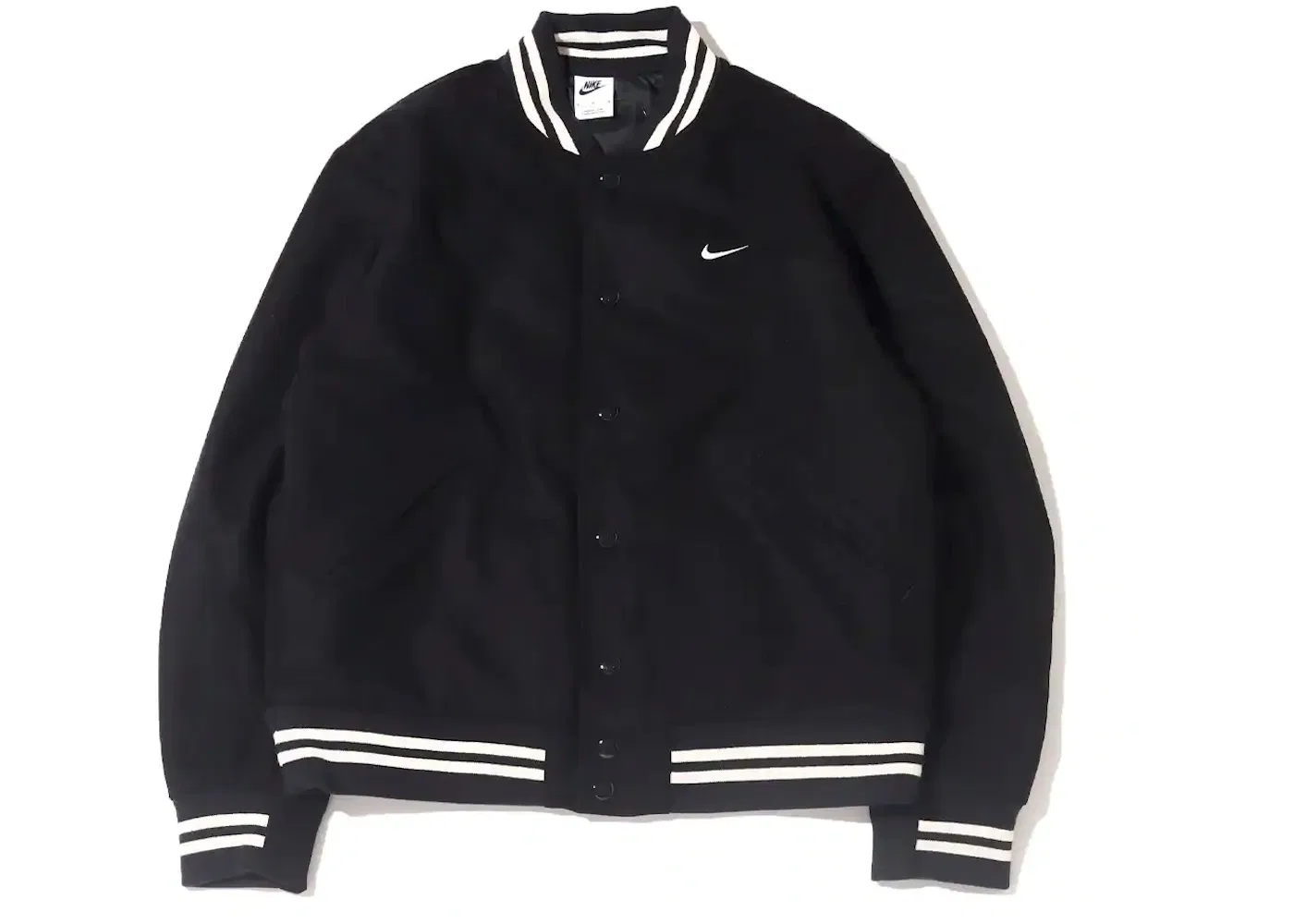 Мужская куртка-бомбер Nike Sportswear Authentics Varsity Jacket, Black/White