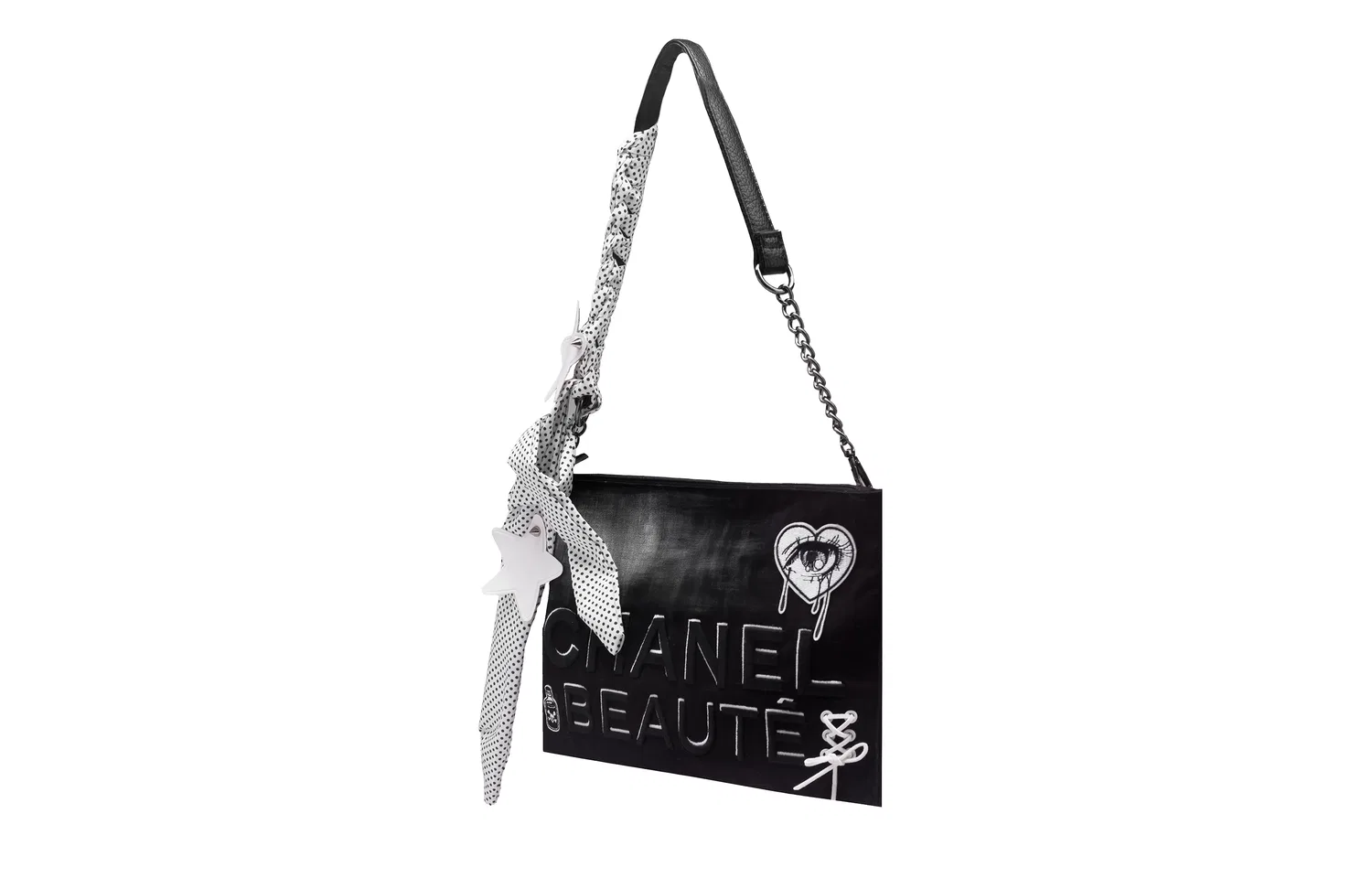 Косметичка из холста CHANEL — фото 3