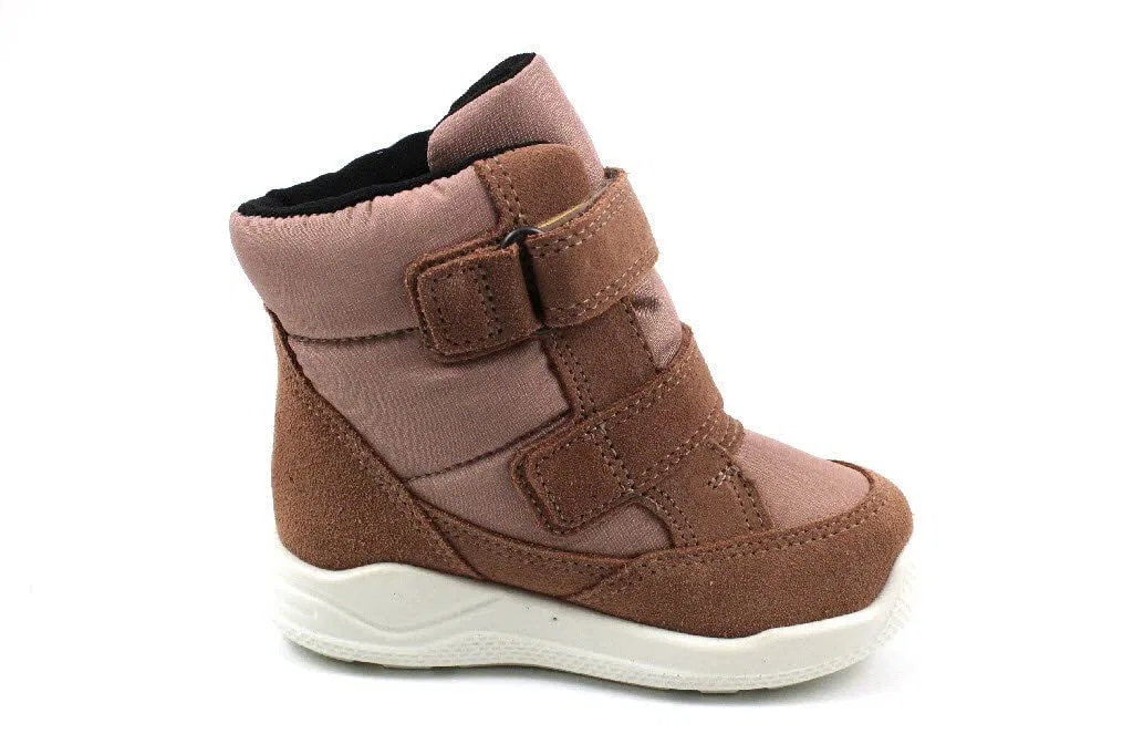 Детские ботинки для мальчиков с принтом Urban Mini High-cut Boot ECCO, Woodrose — фото 4