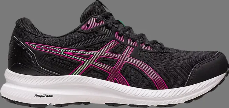 

Кроссовки wmns gel contend 8 'black pink rave' Asics, черный