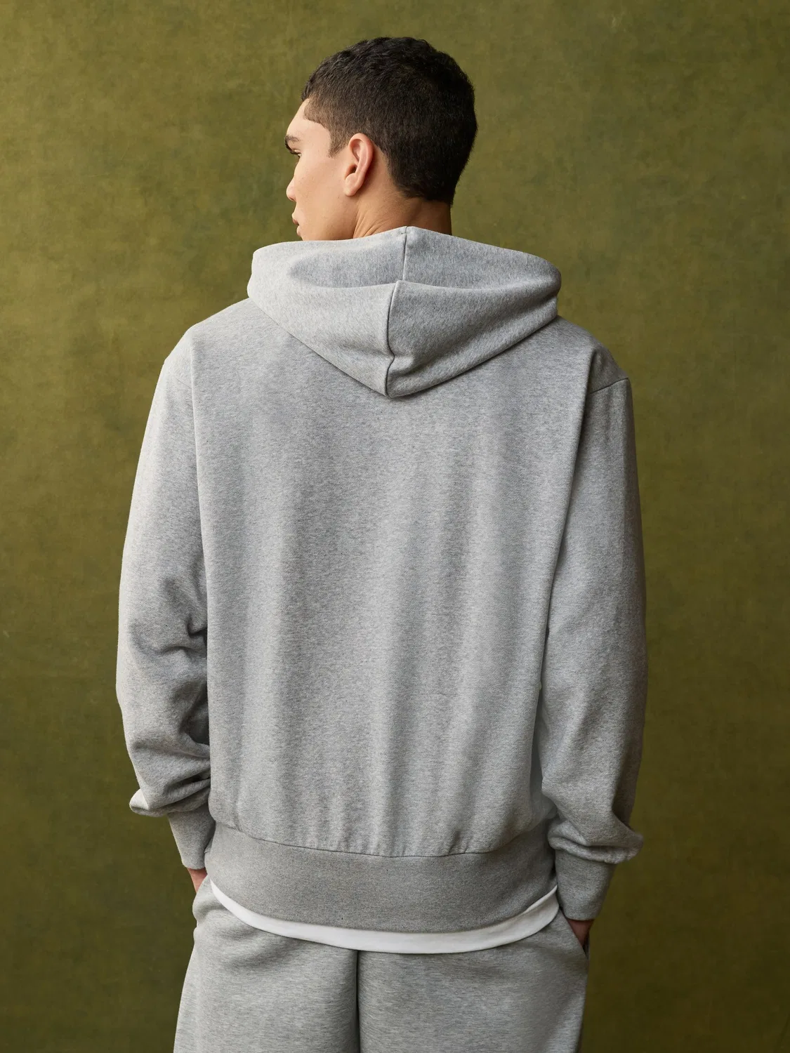 Худи Regular Fit, Essential Feelcozy Fleece adidas, серый светлый — фото 2