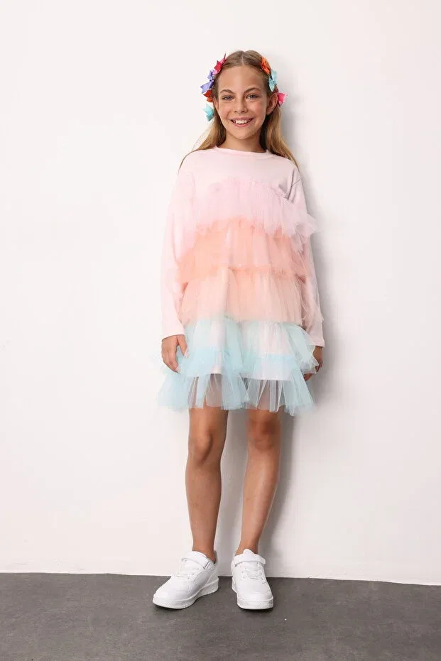 Детское платье для девочек с длинным рукавом fabiola Le Mabelle, Multicolor
