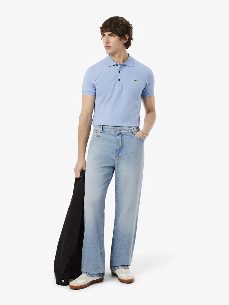 Джинсы свободного кроя LACOSTE, Royal Blue — фото 2
