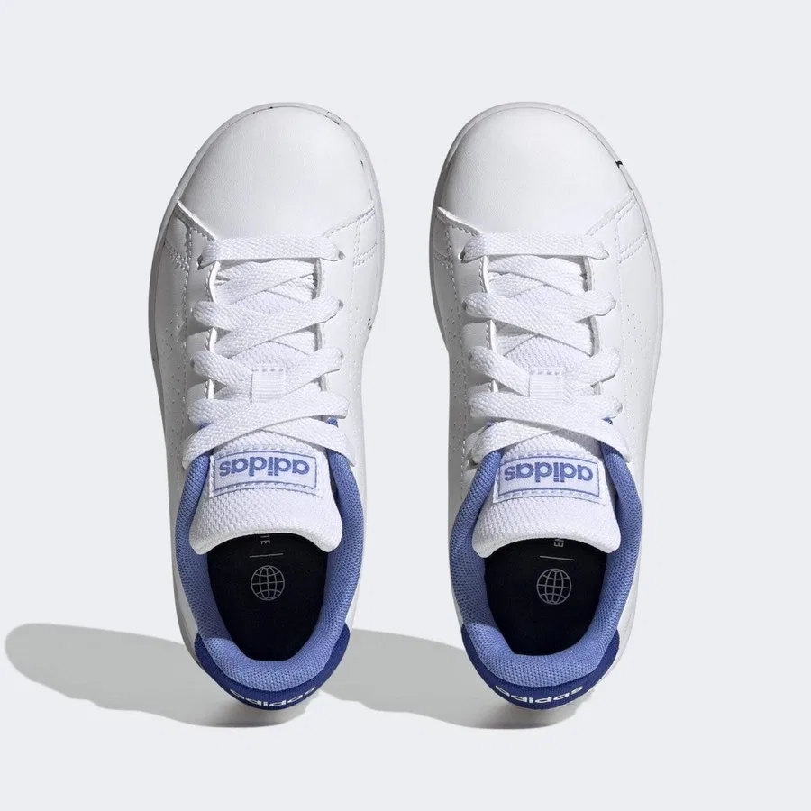 Кроссовки с шнуровкой Sportswear Advantage Lifestyle Court Lace Shoes adidas, Белый — фото 4