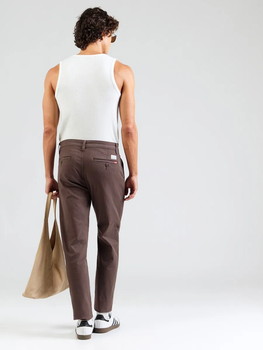 Брюки LEVI'S Regular 'XX CHINO STD II' цвета ягодный — фото 4