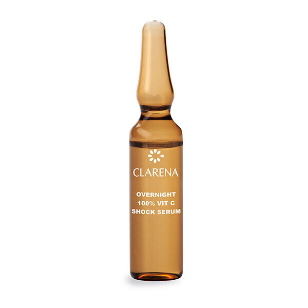 

Clarena Power Pure VIT C Line омолаживающий ночной уход с активным витамином С 100%, 10х3 мл/1 упаковка