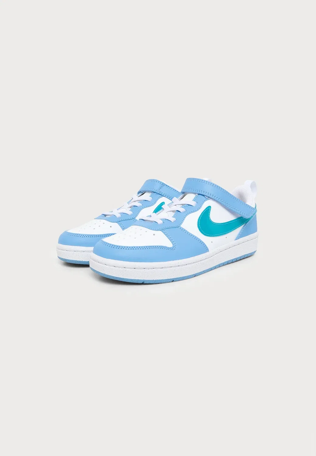 Кроссовки унисекс Court borough Nike Sportswear, White/Energy/Football Blue — фото 2