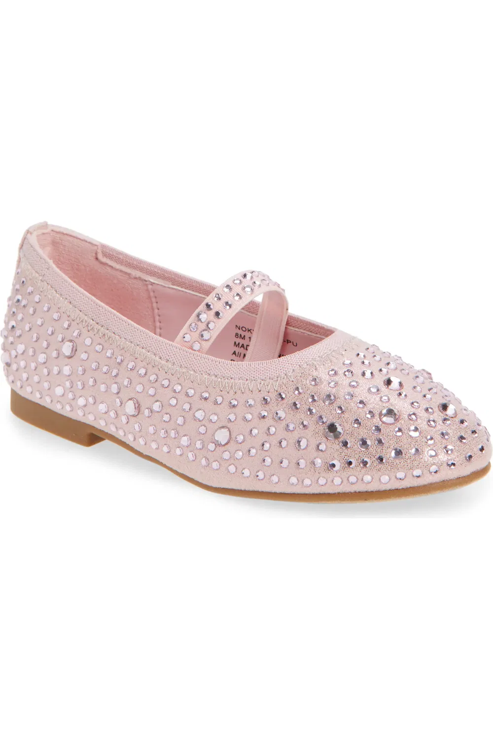Балетки детские с блестками Kyleigh Nordstrom, Pink Metallic