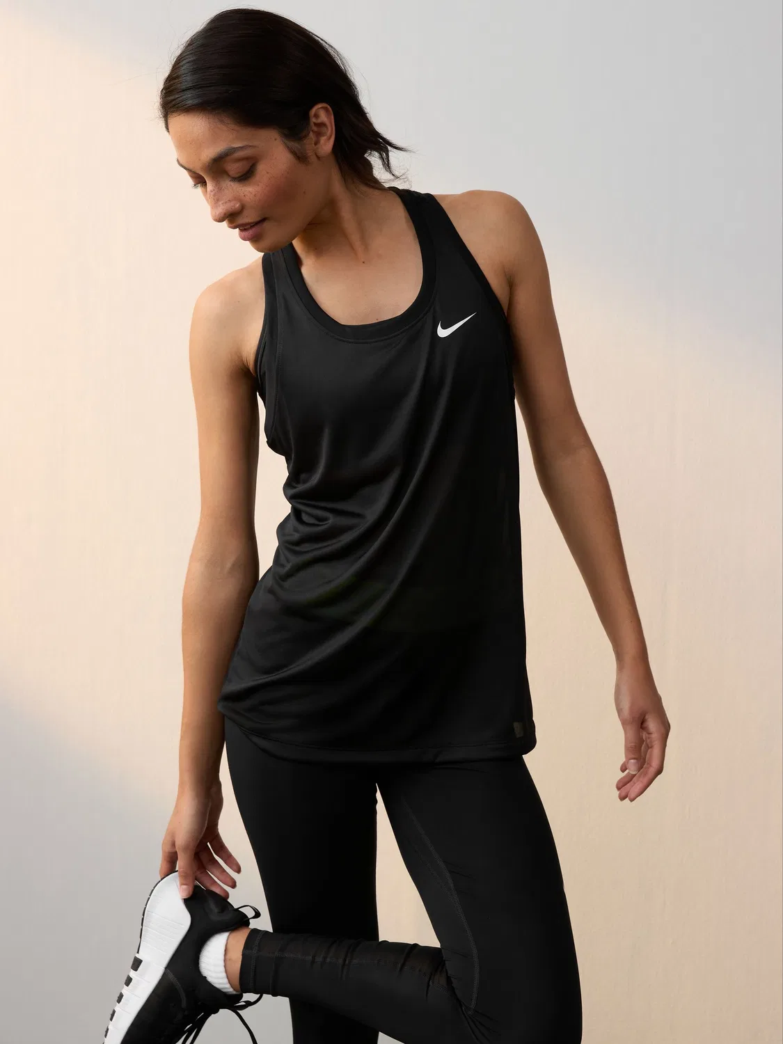 Топ-майка на бретелях Nike Dri-FIT, Black