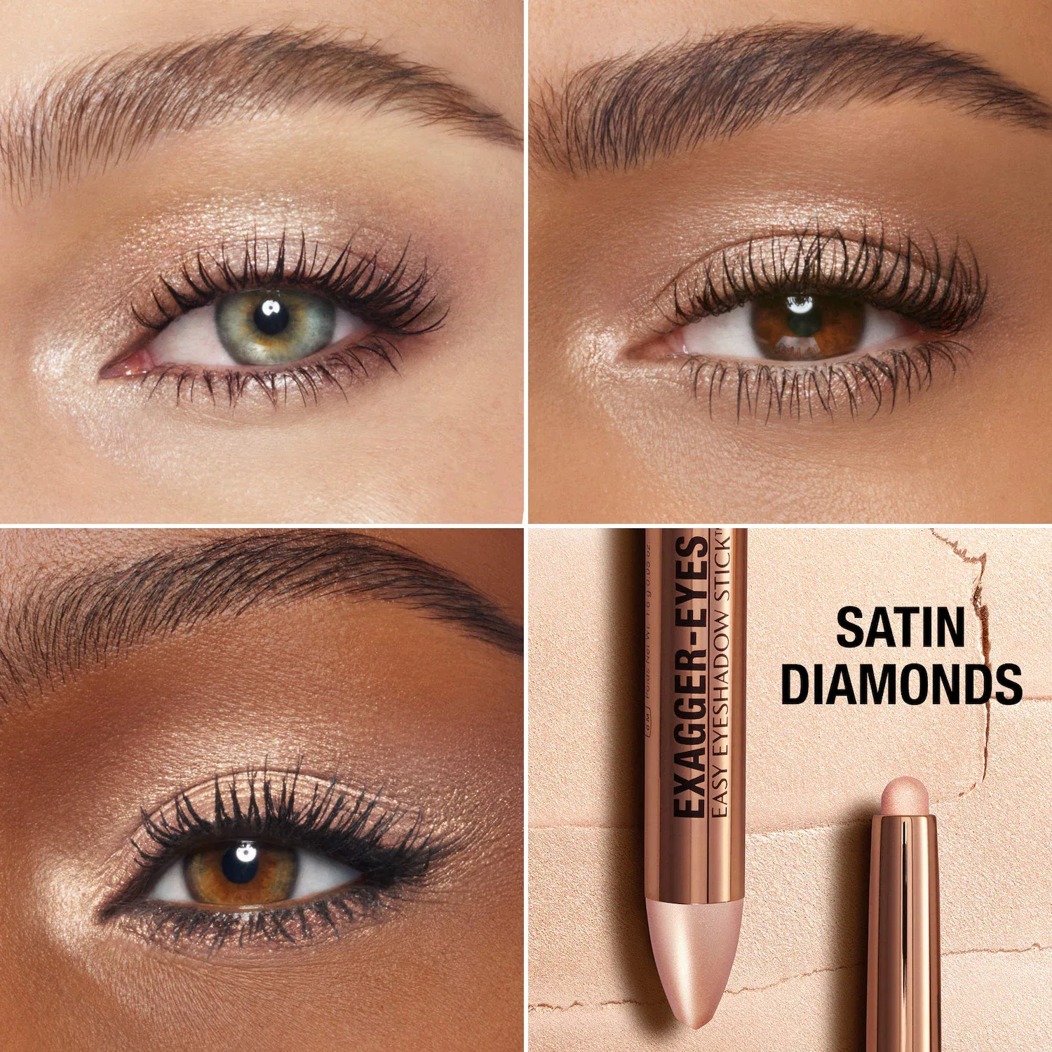 Тени для век кремовые 1,6 г с водостойкой формулой Charlotte Tilbury, Satin Diamonds — фото 2