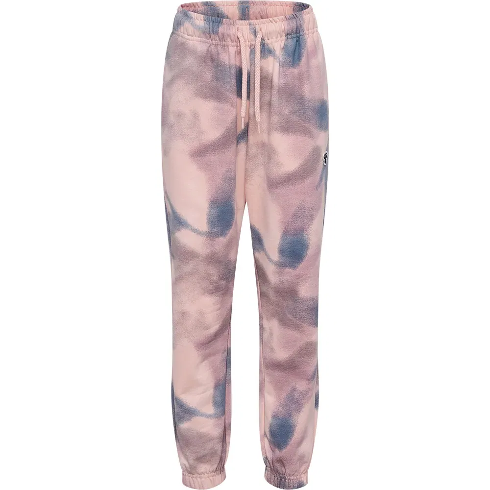 Детские спортивные штаны для девочек с принтом Loose AOP Bee Hummel, Pink — фото 3