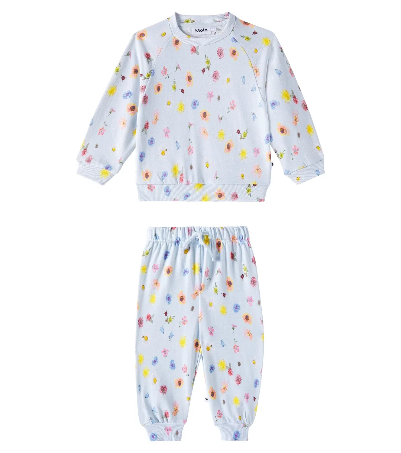 Комплект из толстовки и спортивных штанов Baby Disc Molo, синий