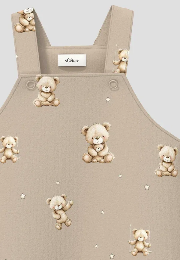 Комбинезон с принтом Animals S.Oliver, helles beige, светло-бежевый — фото 3