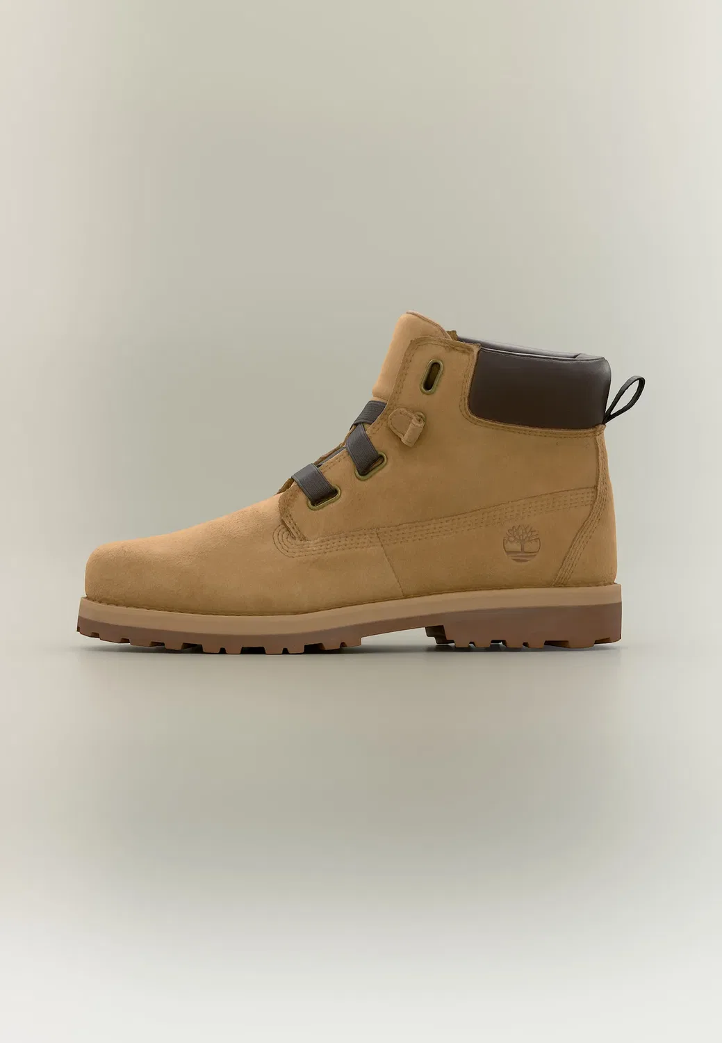 Ботинки Courma kid mid pull on boot унисекс на шнуровке до щиколотки Timberland, Light Brown