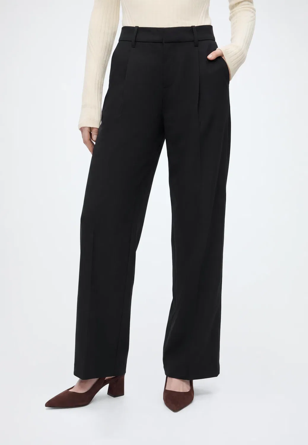 Широкие брюки Tribeca Gap, Black