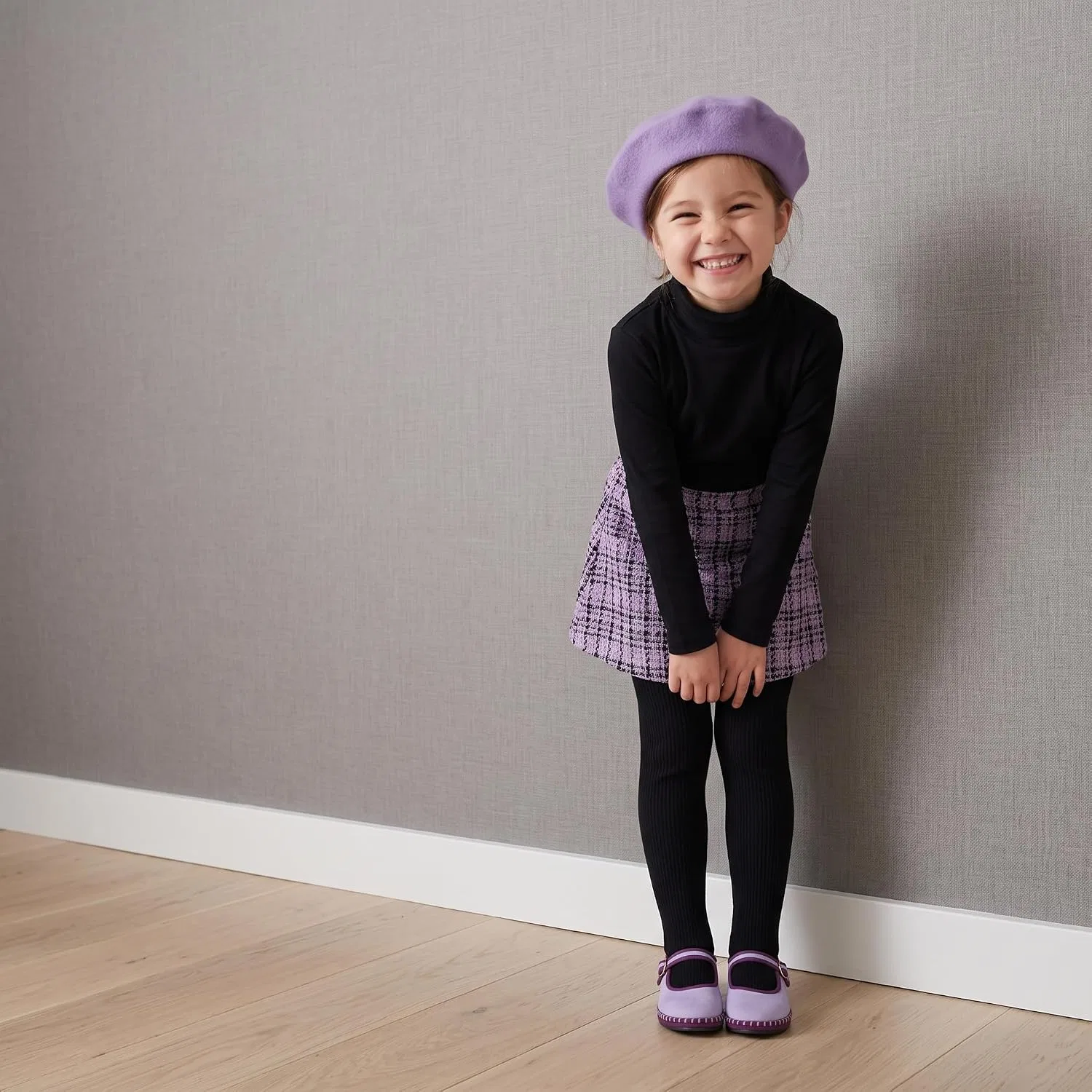 Детские туфли Мэри Джейн для девочек с регулируемой пряжкой CUSHIONAIRE, Lavender/Purple — фото 3