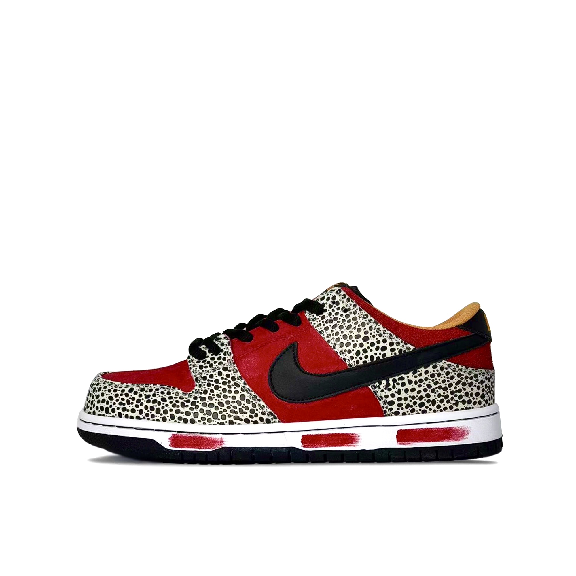 

Nike Кроссовки Dunk SB Muddy Ground Abrasion Resistant Slip Resistant low top мужские red black