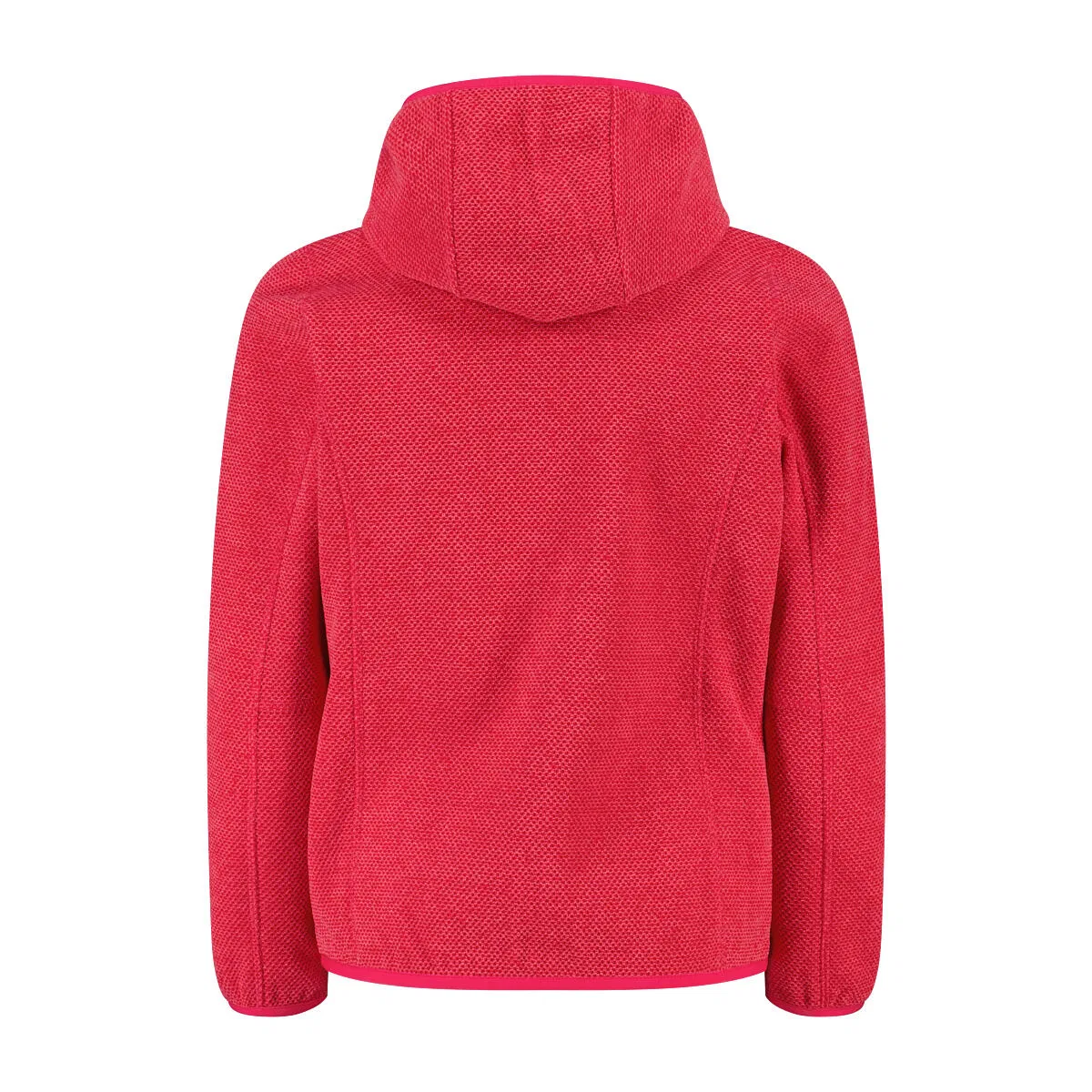 Детская флисовая куртка с капюшоном Fix Hood Cmp, Розовый Серый — фото 2
