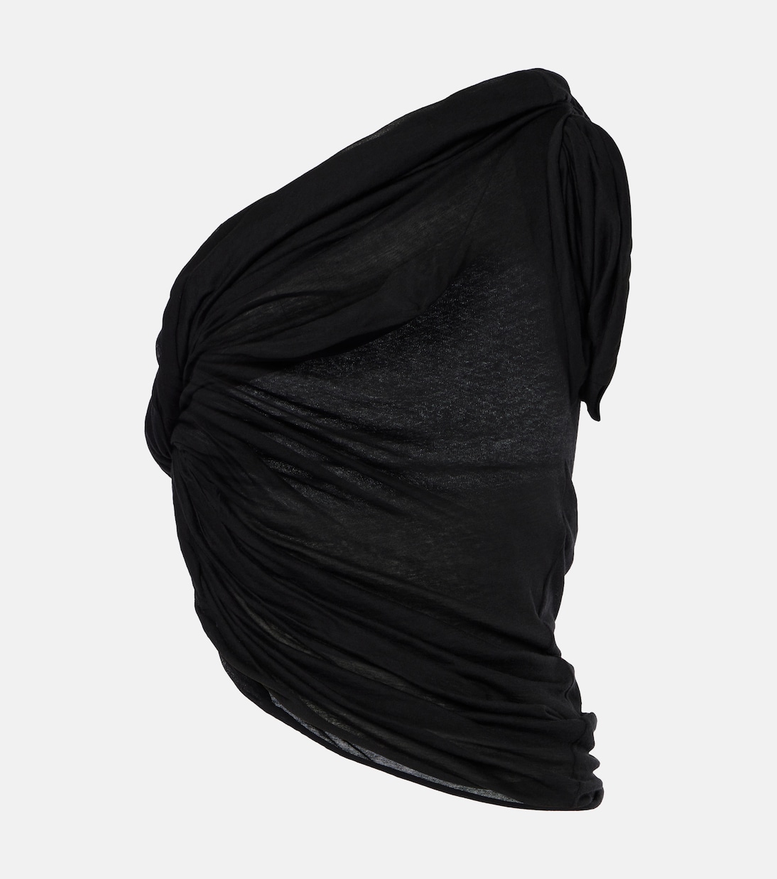 

Топ из скрученного хлопка Rick Owens, черный