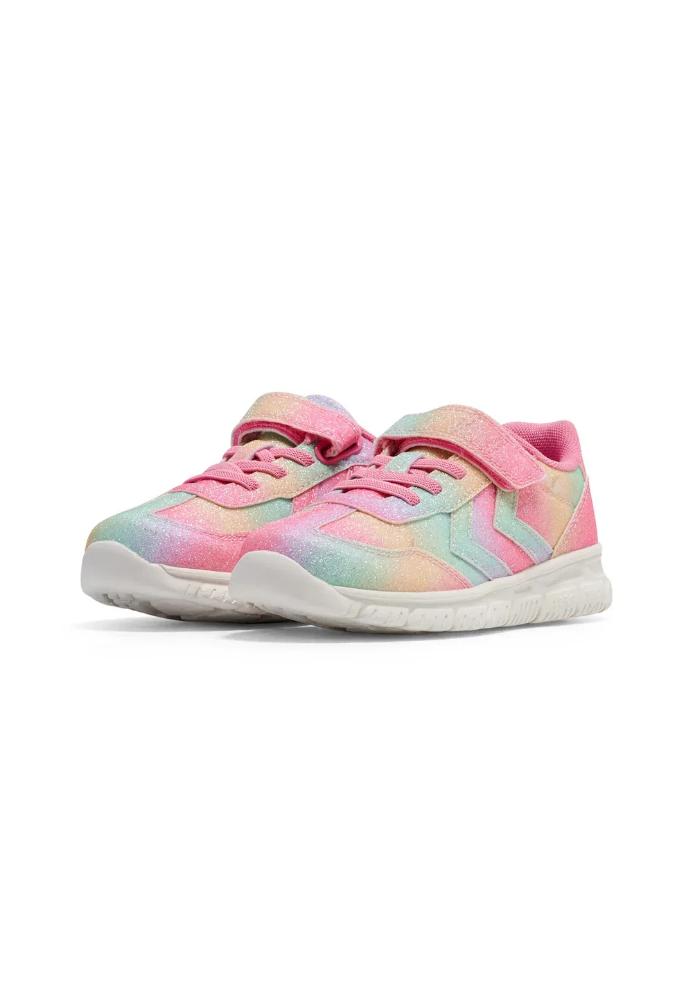 Crosslite glitter 2.0 jr унисекс - кроссовки Hummel, Multi Colour Red Yellow Green — фото 2
