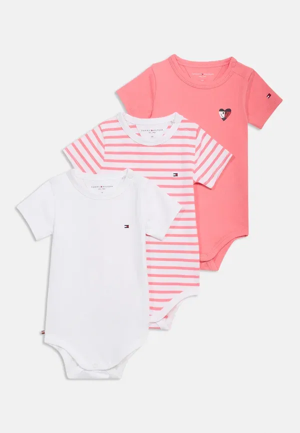 Комплект из 3 боди с улыбкой heart smiley, Tommy Hilfiger, Tropical Blush