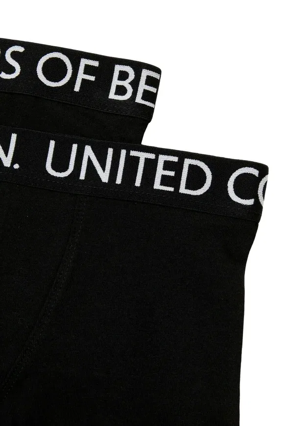 Комплект из 2 боксерских трусов United Colors Of Benetton, черный — фото 3