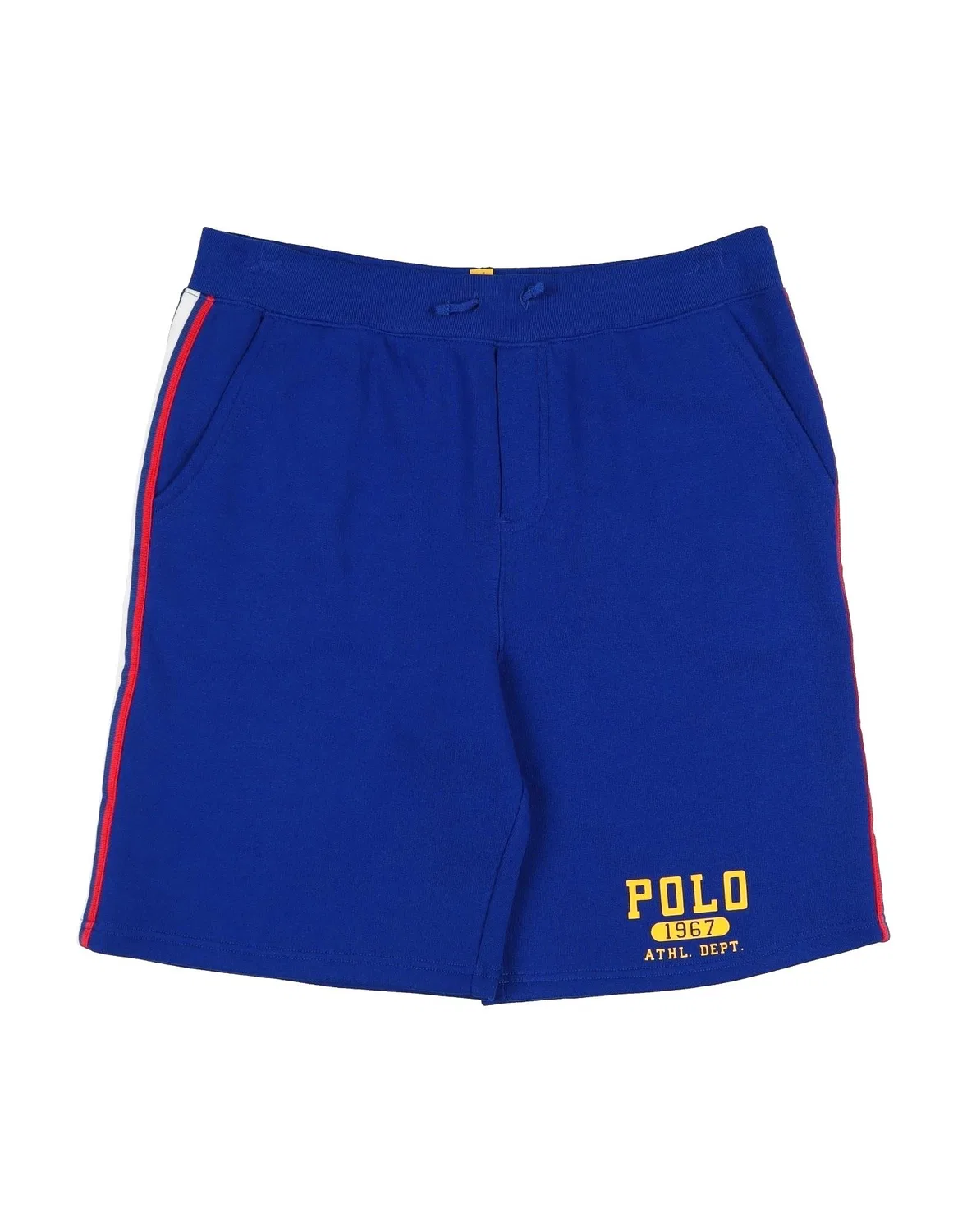 Детские шорты для мальчиков из флиса с аппликацией Polo Ralph Lauren, синий