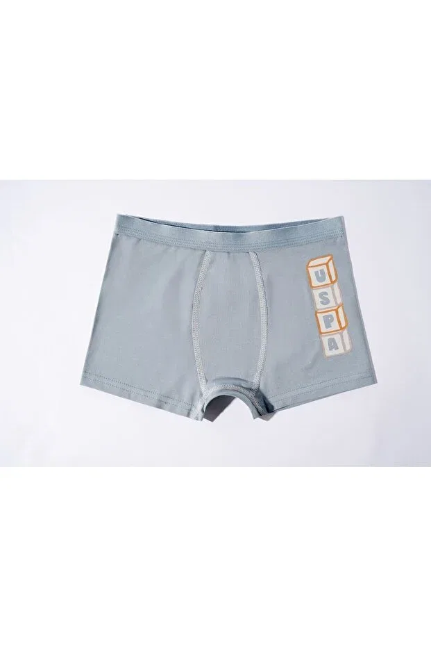 Детские трусы для мальчиков с принтом U.S. Polo Assn., Nude Color — фото 3