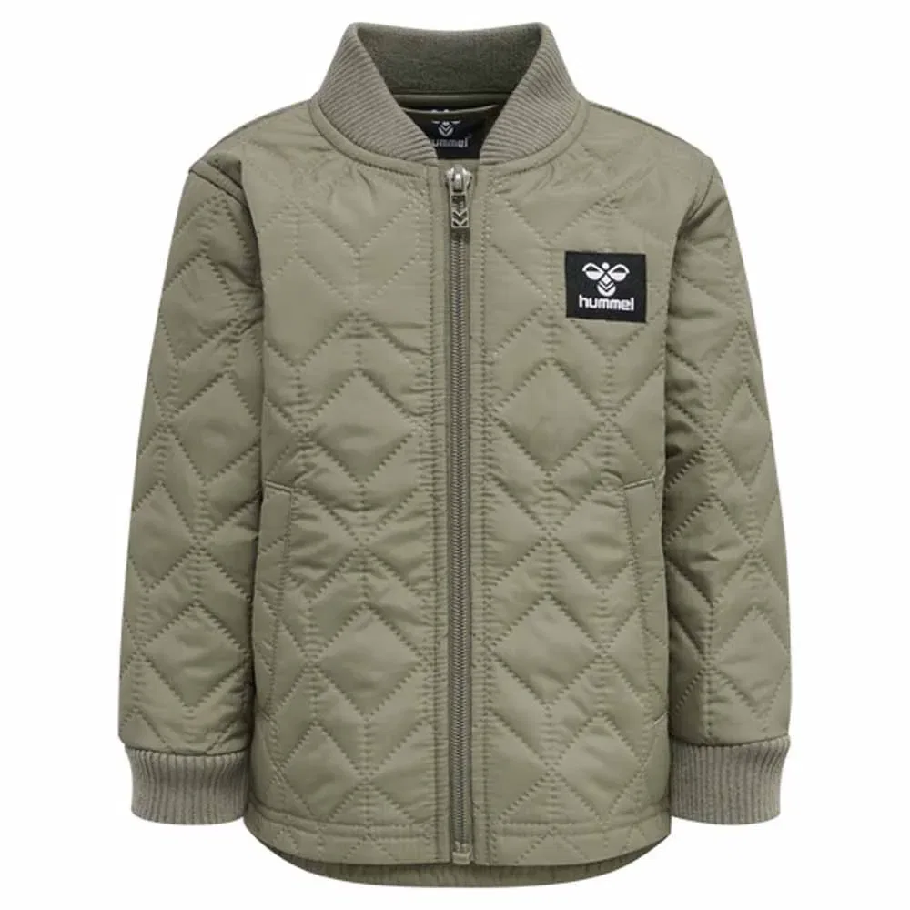 Детский спортивный костюм для девочек из термоткани Sobi Mini Thermoset Hummel, Green — фото 2