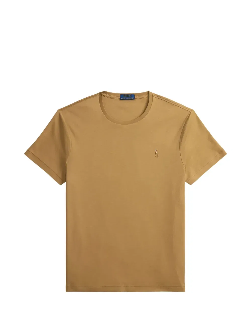 Футболка с вышивкой Pony Polo Ralph Lauren, коричневый