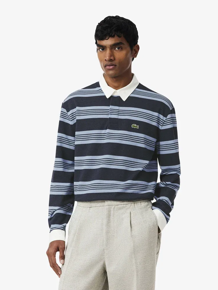Футболка с длинным рукавом Lacoste Rugby Polo, синий