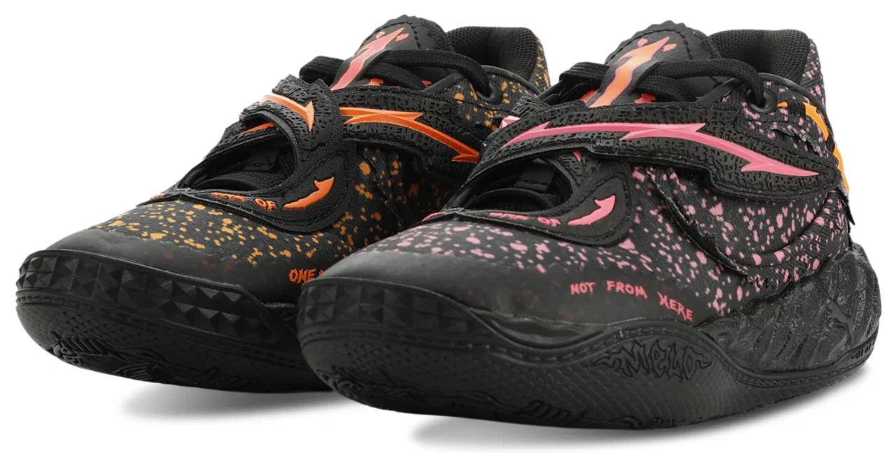 Кроссовки для мальчиков MB.05 Shadows PUMA, цвет Black/Pink/Orange — фото 2