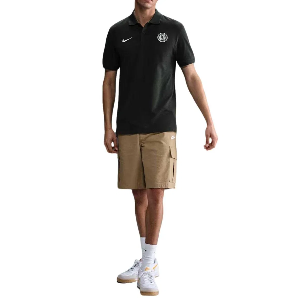 Мужское поло Nike Chelsea FC, Цвет Outdoor Green/Phantom